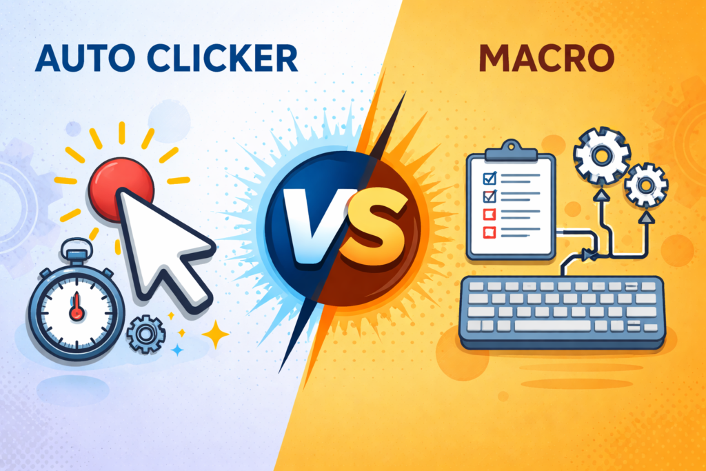 Auto Clicker vs Macro